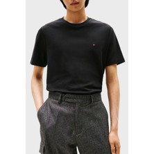 Tommy Hilfiger Pamuklu Reguları Fit Logolu Bisiklet Yaka T Shirt Erkek T Shirt MW0MW37508 Bds