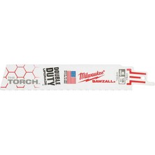 MILWAUKEE 6 x 18 Demolıtıon Bi-Metal Kılıç Testere Bıçağı 150 mm 5 Adet