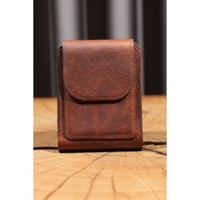 Lenax Mono Klips El Yapımı Hakiki Deri Erkek Cüzdan & Kartlık – 20 Kart Kapasiteli, Para Klipsli, Bozuk Para ve Kağıt Para Bölmeli Premium Gerçek Deri