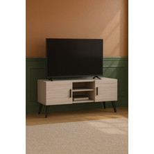 Alesta Life Çok Amaçlı Tv Sehpası Sonomo | Ayakkabılık ve Portmanto Alt Modülü - 120 cm