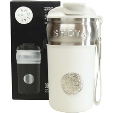 Shotay ST-8912 420ML Beyaz Çelik Termos