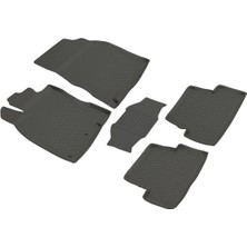 Refref Nissan Qashqai J10 (07-10) Elite 4d Kauçuk Paspas - 4 Mevsim Koku Yapmaz Saf Kauçuk & Kaymaz Çivili Taban