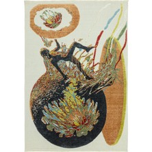 Soho Antiq Kayla Soyut Tasarımlı Tezgah Dokuma Halı 209X305 cm