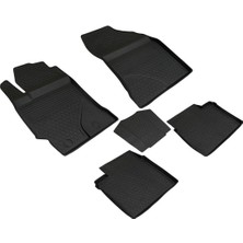 Refref Toyota Corolla 11 E170 (14-18) Elite 4d Kauçuk Paspas - 4 Mevsim Koku Yapmaz Saf Kauçuk & Kaymaz Taban