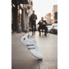 Enoch Ferrari Motosport Ince Tabanlı Sneaker Spor