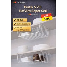 TncPatiShop 2'li Asılabilir Banyo Havlupan Düzenleyici Organizer Banyo Havluluk Kurutma Sepeti Şampuanlık Askı