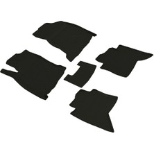 Refref Toyota Hilux (2015+) Elite 4d Kauçuk Paspas - 4 Mevsim Koku Yapmaz Saf Kauçuk & Kaymaz Çivili Taban