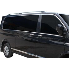 Vw Transporter T6 Cam Çerçevesi 14 Prç. Krom (Kısa Ş.) Tek Sürgü 2015-2020