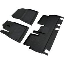 Refref Peugeot Rifter (2018+) Elite 4d Kauçuk Paspas - 4 Mevsim Koku Yapmaz Saf Kauçuk & Kaymaz Çivili Taban