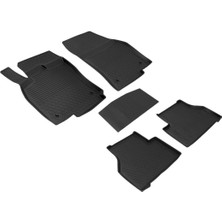 Refref Vw Caddy (2021+) Elite 4d Kauçuk Paspas - 4 Mevsim Koku Yapmaz Saf Kauçuk & Kaymaz Çivili Taban