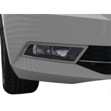 Skoda Super B8 Sis Farı Çerçevesi 2 Prç Krom 2015 ve Sonrası