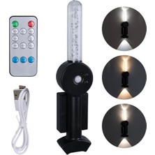 Zemira Ledx YD-24060 Mıktanıslı Rgb Renkli USB Şarjlı 800 Mah 3 Kademeli Işıklı Sensörlü Duvar Aplik