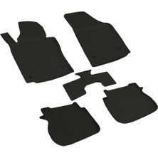 Refref Vw Caddy (15-20) Elite 4d Kauçuk Paspas - 4 Mevsim Koku Yapmaz Saf Kauçuk & Kaymaz Çivili Taban