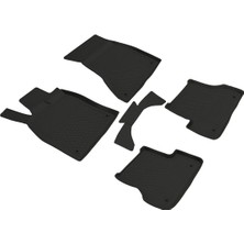 Refref Audi A6 C7 (2012+) Elite 4d Kauçuk Paspas - 4 Mevsim Koku Yapmaz Saf Kauçuk & Kaymaz Çivili Taban