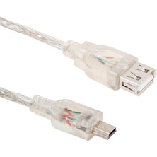 Zemira USB 5 Pin Erkek-Usb Dişi 1 Metre Kablo