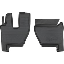 Refref Mercedes Arocs-Actros (2014+) Elite 4d Kauçuk Paspas - 4 Mevsim Koku Yapmaz Saf Kauçuk & Kaymaz Taban