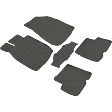 Refref Dacia Duster (10-17) Elite 4d Kauçuk Paspas - 4 Mevsim Koku Yapmaz Saf Kauçuk & Kaymaz Çivili Taban