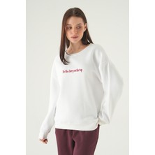 Rays Krem Cherry On Top Baskılı Sweat 1041