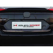 Honda Civic 10 Bagaj Alt Çıta Krom 2016 ve Sonrası