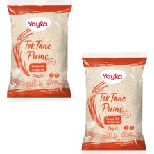 Yayla Tok Tane Pirinç 2 kg X2
