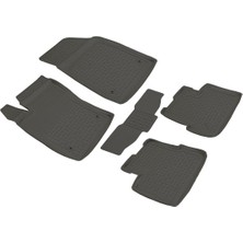 Refref Fiat Egea (2015+) Elite 4d Kauçuk Paspas - 4 Mevsim Koku Yapmaz Saf Kauçuk & Kaymaz Çivili Taban