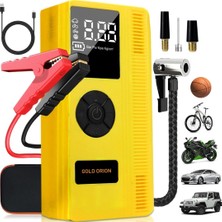 Goldorion OR10689 3000A Akü Takviye Cihazı, 150 Psı Hava Kompresörü ve Taşınabilir Powerbank