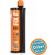 Nzb Genel Amaçlı Iki Bileşenli Epoksi Kimyasal Dübel Beton Tuğla Taş Uyumlu Karıştıcı Uç (1 Adet) 345 ml