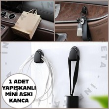 İnfeta 1 Adet Kendinden Yapışkanlı Askı-Araç Içi,kulaklık,anahtarlık,çöp Torbası Askı-Kablo Düzenleyici