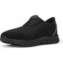 Liarca Flexstep Erkek Bağcıksız Nefes Alan Ultra Hafif Günlük Spor Ayakkabı – Siyah