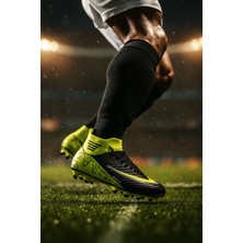 Liarca Pro-Half Futbol Ayakkabısı Halısaha Çim Saha Çoraplı Çocuk Krampon Yetişkin Krampon