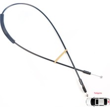 Bross Otomotiv Renault Kangoo Mk1 Kc Express Fc Nissan Kubistar X76 7700303592 Için Arka Bagaj Kilit Açma Uzun Teli