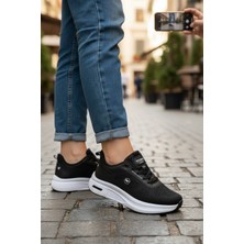 Enoch Nefes Alabilir Triko Dokulu ve Hava Kanallı Ortopedik Tabanlı Erkek Spor Ayakkabı