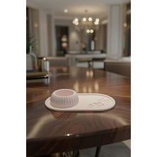 Safir Design Kelebek Rölyefli Dekoratif Tepsi ve Kase Seti - Modern Takı ve Aksesuar Düzenleyici