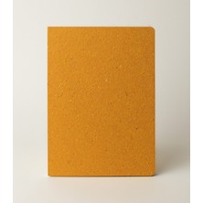 Bazen Defter Sarı Kırçıllı Açık Ciltli Sert Kapaklı Defter