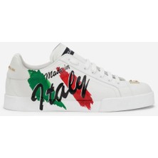 Dolce & Gabbana Made In Italy Print Sneakers