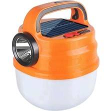 Zemira HB-V70 Çift Işıklı 6 Modlu (El Feneri+5 Kademe) 50 Watt Şarj Edilebilir Kamp Feneri