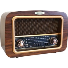Everton RT-888 Bluetooth Fm-Usb-Tf-Aux Şarjlı Nostaljik Radyo