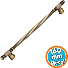 Nzb Çekmece Kulp 160 mm Antik Sarı Şık Klasik Mobilya Kulpu Dolap Kapak Çekmece Uyumlu