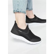Liarca Kadın Erkek  Unisex Ortopedik Bağcıksız Nefes Alabilen Hafif Yürüyüş Sneaker Spor Ayakkabı 36 37 38