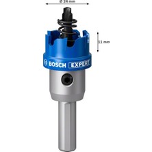 Bosch Delik Açma Testeresi Expert Carbide Metal 24 mm - 2608901407
