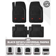 OTY Elegance Siyah 3D Havuzlu Oto Paspas Universal