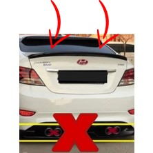 Hm Fiberglas Hyundai Accent Blue Bagaj Üstü Spoiler