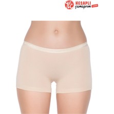 Yeni Yıldız 3630 Kadın Ten Modal Pamuklu Rahat Kemerli Boxer