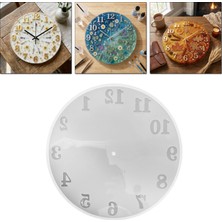 Tahtakale Toptancı Epoksi Rakamlı Saat Kalıbı 30 cm