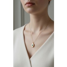 925 Ayar Gümüş Kolye Açılır Kapanır Kolye