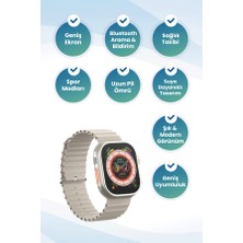 Xo M9 Ultra 2.01 Inç Amoled Ekran IP67 Su Dayanıklı Kablosuz Şarj Bluetooth 5.3  260 Mah Akıllı Saat