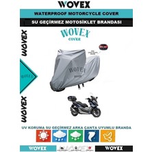 Wovex Yamaha X-Max 250 Motosiklet Brandası Topcase Arka Çanta Uyumlu Branda.örtü