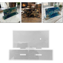 Tahtakale Toptancı Epoksi Roma Rakamlı Saatli Fotoğraflık ve Isimlik Stand Kalıbı