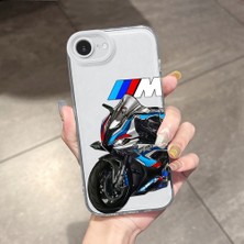 HONTINGA iPhone 16E ile Uyumlu Şeffaf Kılıfı Kamera Korumali Bmw Desen Airbag Yumuşak Silikon Telefon Kılıfı K5-0254