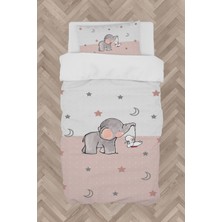 Mekta Home  Sevimli Yavru Fil Desenli Nevresim Takımı
